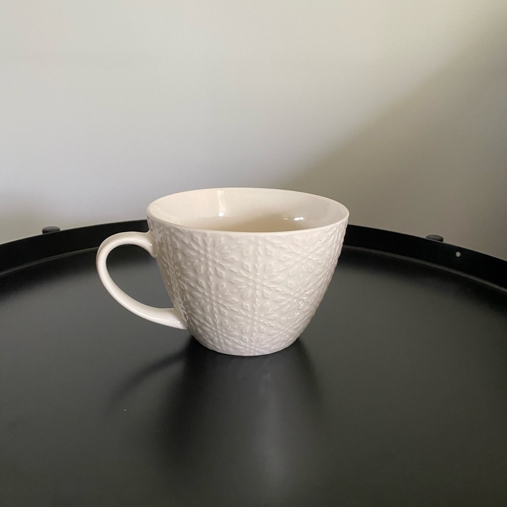 Snowflake Latte Mug